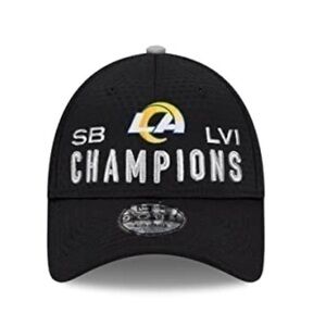 Los Angeles Rams New Era Super Bowl‎ LVI Champions Locker Room Trophy Hat NEW